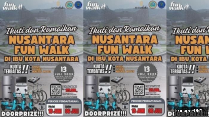 Nusantara Fun Walk 2025 di IKN Kaltim,Diskon Penghinapan hingga Ada Foto Berhadiah